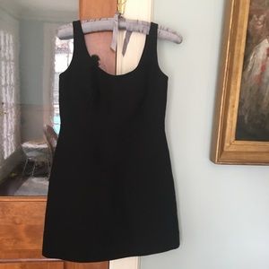 Balenciaga Sleeveless LBD Dress with Blue Lining